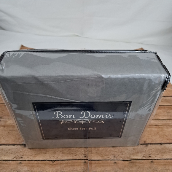 Bon Domir Gray Full Sheet Set - Picture 3 of 7